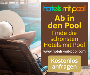 Hotels mit Pool Werbebanner