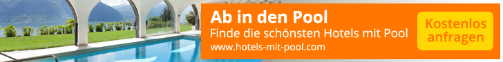 Hotels mit Pool Werbebanner