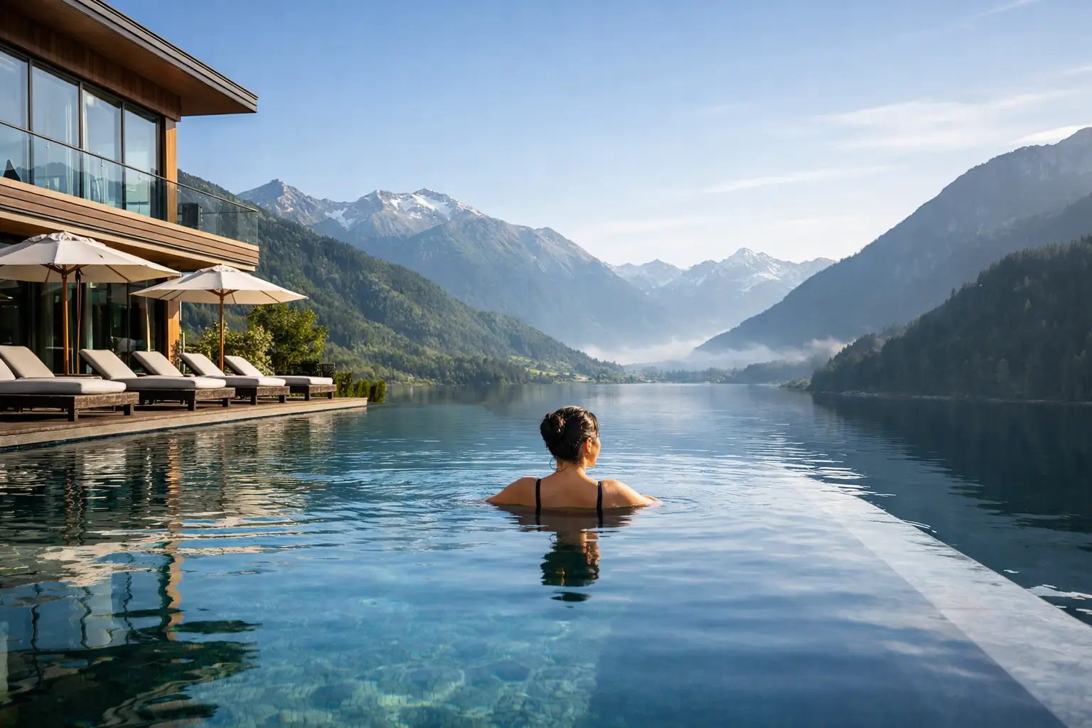 Wellnesshotel mit Infinity Pool richtig wählen
