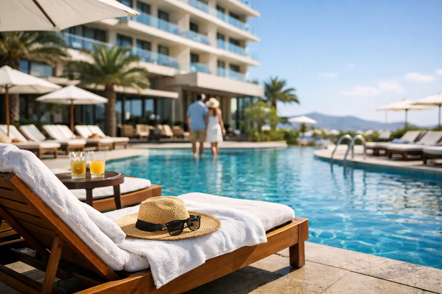 Hotel mit Pool fürs Wochenende finden