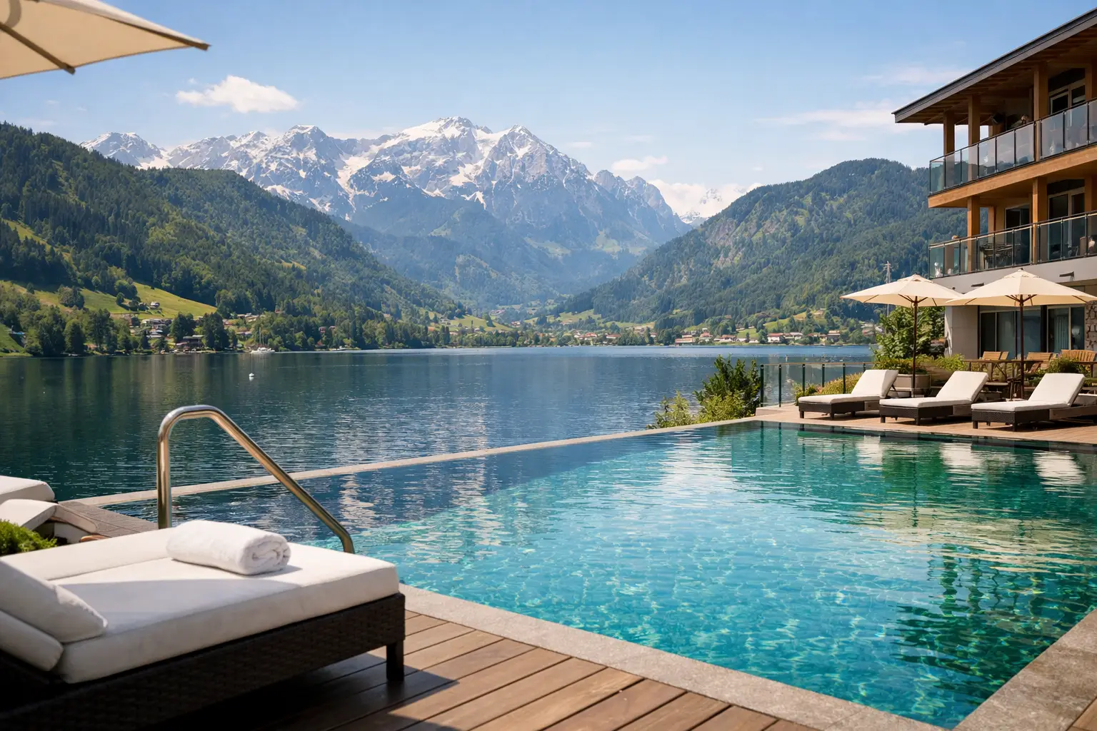 Poolhotel am See in Österreich finden